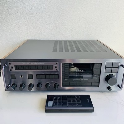 Carver MXR-2000 Stereo Receiver Magnetic Field Power Amplifier + Remote Tested