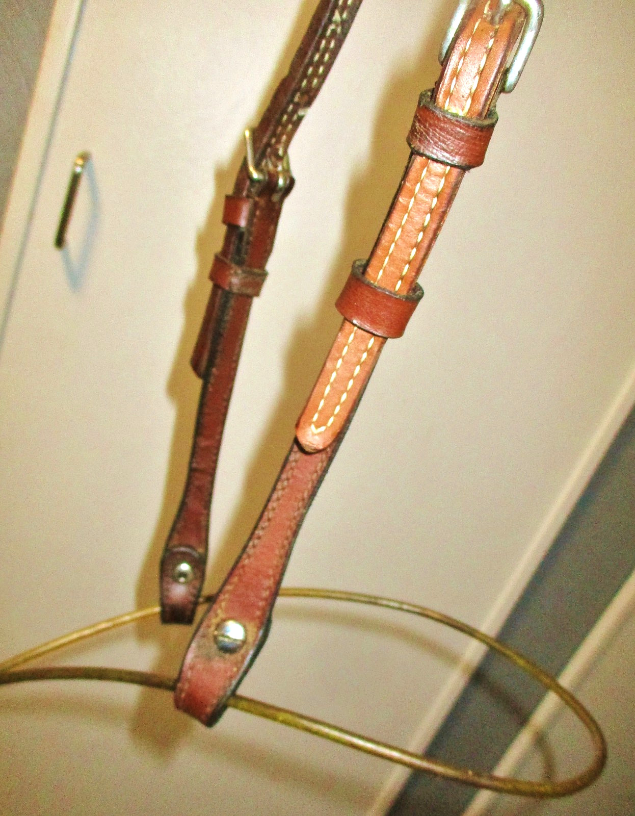 Western Cowboy TACK LOT -2 Shaped Ear bridles -PLUS Steel Cable noseband tiedown