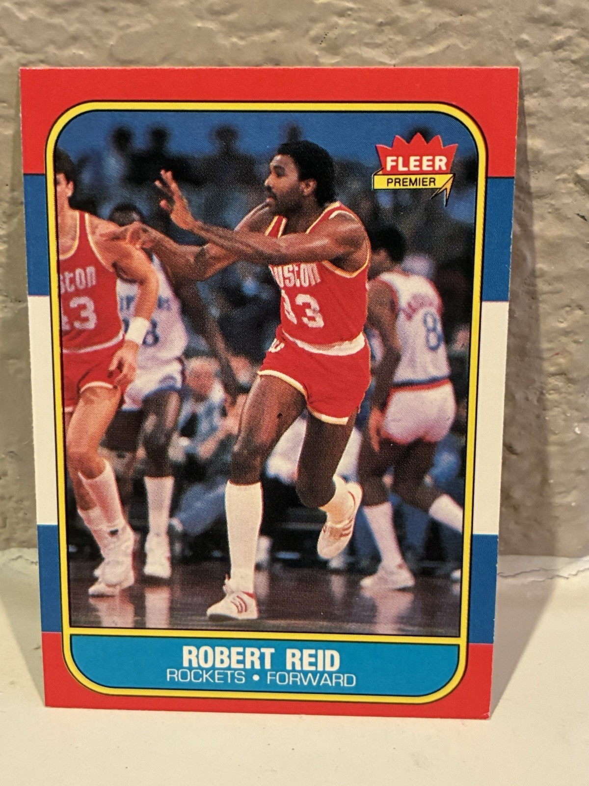 1986-87 Fleer Robert Reid #90 Houston Rockets NRMT D