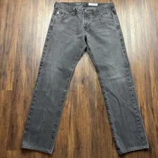 Adriano Goldschmied  The Matchbox Slim Straight Jeans Washed Black Men’s Size 33