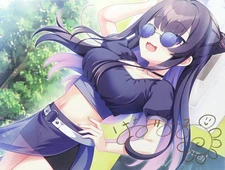 Kinugawa Mio Canvas Art Signed Large 3D Poppy Illustration Canvas Board