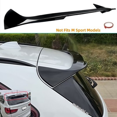 Performance Style Gloss Black Fits BMW X5 F15 2014-2018 Rear Window Roof Spoiler