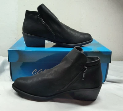 Easy Street Mujer Gusto Negro Botines Zapatos Talla 6 - Imagen 1 de 4