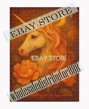 500 piece jigsaw puzzle Crimson Unicorn Fantasy enchanted
