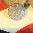 Dug Civil War 💥 🇺🇸 💣 Scarce Low Profile Silver Virginia Button