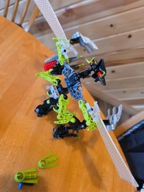 LEGO Bionicle #8690 Mistika Toa Onua & #8695 Gorast 100% Complete, No Instruct