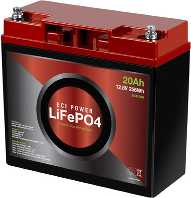 12V 20Ah Lithium Lifepo4 Deep Cycle Rechargeable Battery | 2000-5000 Life Cycles