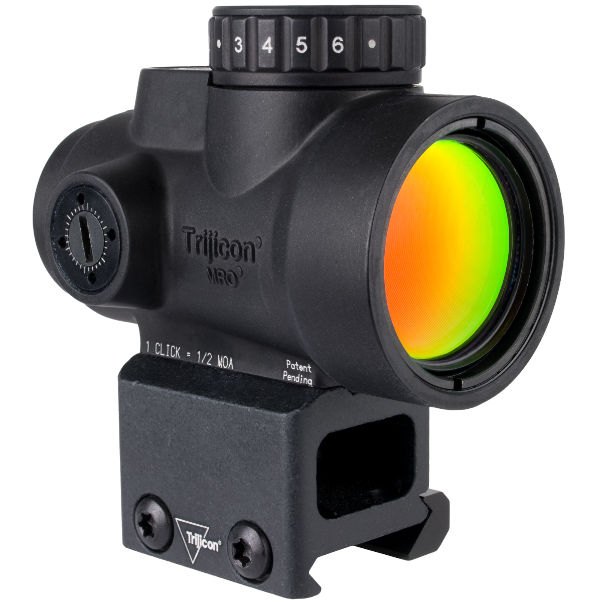 ワ*フ様 実物 Trijicon MRO Green Dot 2MOA マウント Trijicon MRO SD 2 MOA Green Dot Sight - Black - Lower 1/3 Co