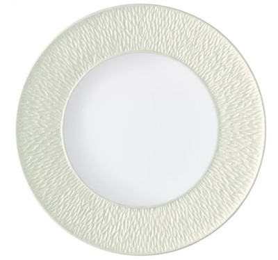 RAYNAUD MINERAL IRISE SHELL DINNER PLATE WITH ENGRAVED RIM 10.6'' new w/ tag