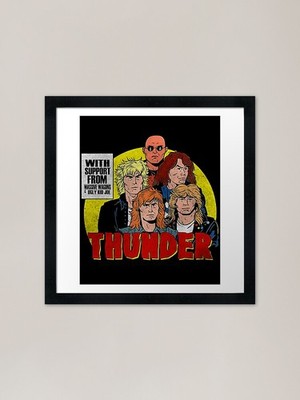 Donner gerahmter Kunstdruck gerahmtes Wandbild Poster Leinwanddruck Bild