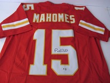 Patrick Mahomes AUTOGRAPH Chiefs Red Jersey w/ *COA* HAND SIGNED