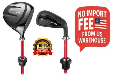 The Click Stick Driver & 7-Iron Golf Club Bundle Strong Right Handed Set !!!