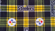 JOANN FABRIC Licensed Sports Team Fleece fabric by the yard Pittsburgh Steelers