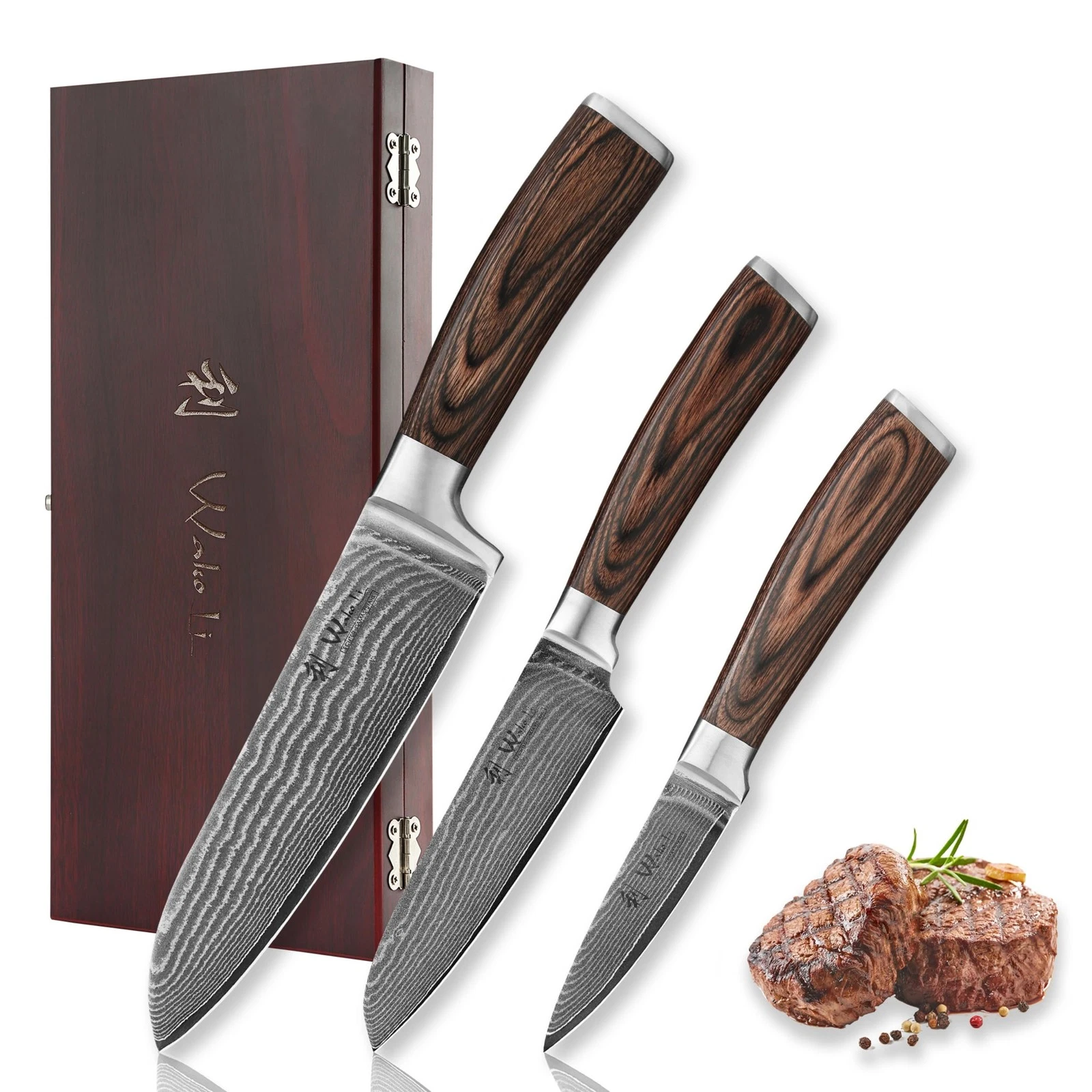 EDIB 3-Piece Damascus Kitchen Set in Wooden Gift , Razor Sharp Genuine Damasc...
Opens in a new wind