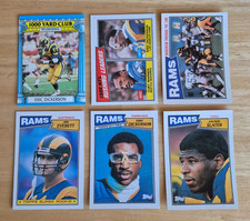 1987 87 Topps Football LOS ANGELES RAMS Complete Team Set 18 Jim Everett Rookie