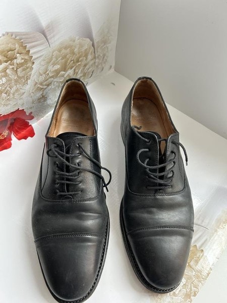 Men Shoepassion Heels Black Leather 43