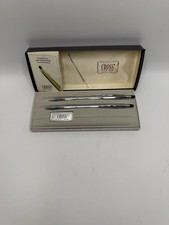 Vintage Cross Pen And Pencil Set - Lustrous Chrome 3501 In Box