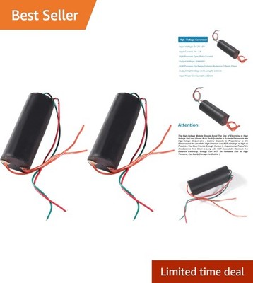 Certified 2-Piece High Voltage Generator 400kV - Perfect for Science Projects