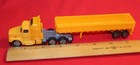 Semi Tractor w/Loaded Aggregate Hauler Trailer & Road Roller - HO Scale — photo 7