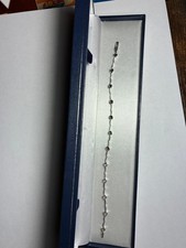 18 Ct white gold diamond set bracelet 12 round brilliant cut diamonds value£3200