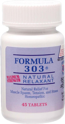 Dee CEE Labs Formula 303 Maximum Strength Tablets, 45 Tablets; All-Natural Conta