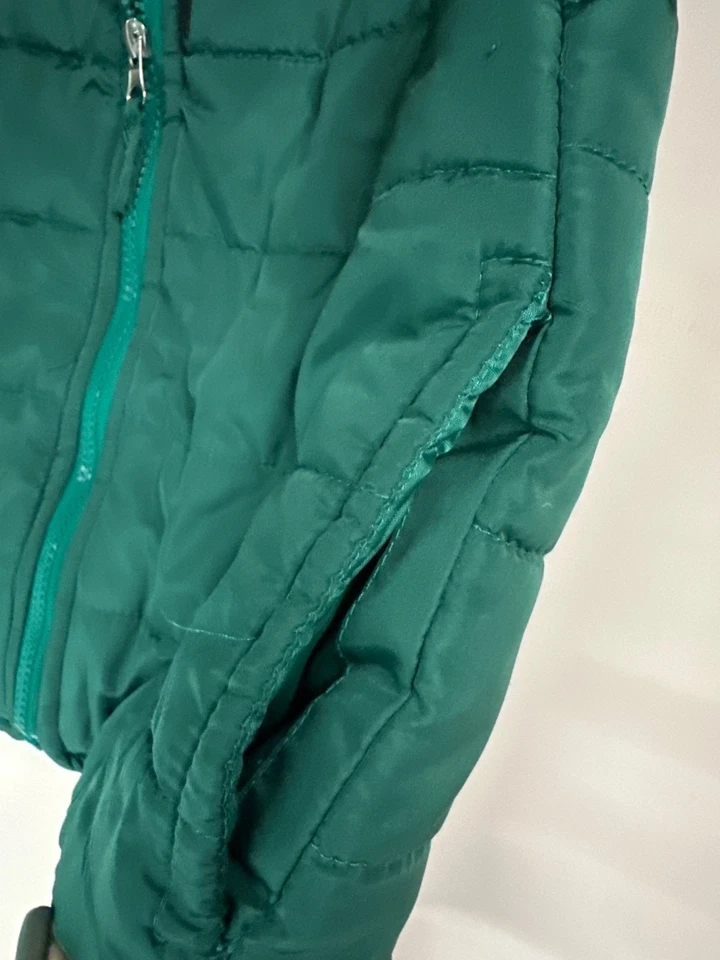 Aeropostale мальчиков 5/6 зеленый жилет ретро Y2K пуловер наслоения куртка осени школы - Изображение 3 из 4