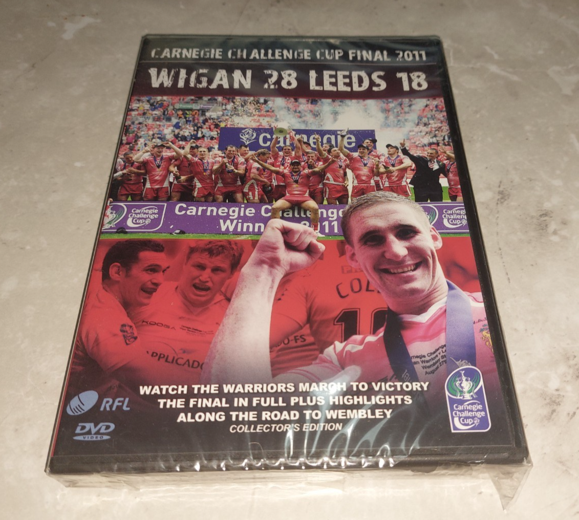 Carnegie Challenge Cup Final 2011 Wigan Warriors 28 Leeds 18 DVD NEW SEALED