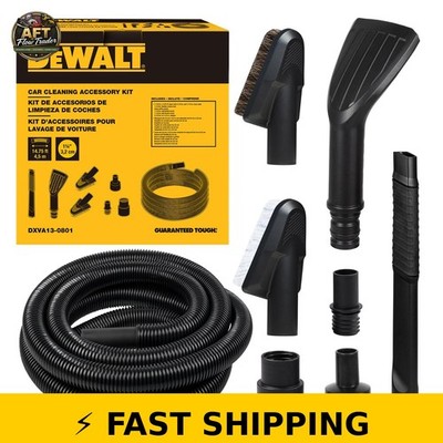 DEWALT 8-Piece Car Detailing Vacuum Hose Accessory Kit