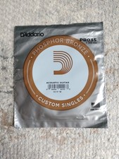 D'Addario PB035 Single Phos Bronze .035 Acoustic Guitar String Custom Gauge