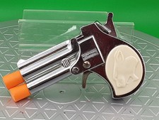 1950's HUBLEY Panther Double Barrel Derringer Toy Repeat Cap Pistol Gun Works 