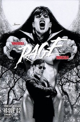 VAMPIRELLA DRACULA RAGE #2 VARIANT CVR F 10 COPY INCV ANECLETO LINE DYNAMITE