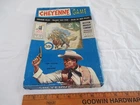 Vintage 1957 Milton Bradley Cheyenne Travel Board Game . Unknown If Complete.