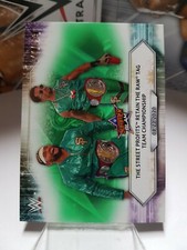 2021 Topps WWE Light Green #93 The Street Profits Retain the Raw Tag... 044/199
