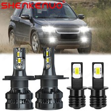 For Suzuki Grand Vitara 2001-2005 H4 Led Headlight H3 Fog Light Bulbs Kits 6000k For Suzuki Grand Vitara 2001-2005 H4 Led Headlight H3 Fog Light Bulbs Kits 6000k