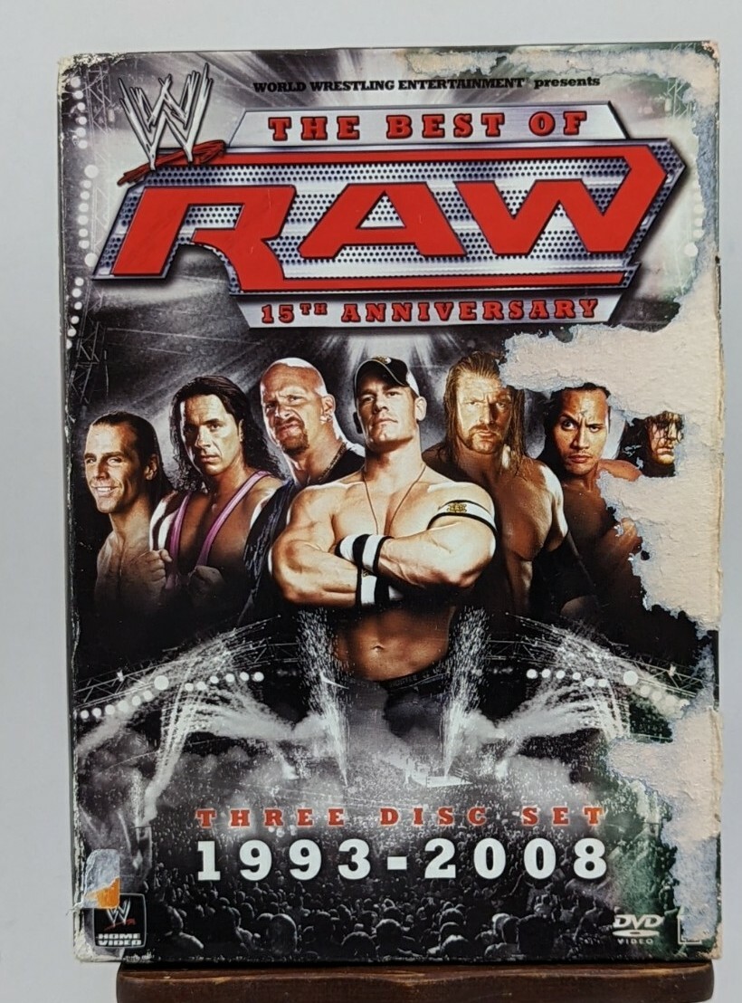 WWE - Raw 15th Anniversary (DVD, 2007, 3-Disc Set