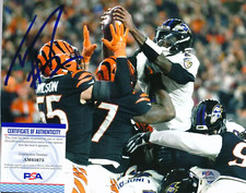 Tyler Huntley Signed Autographed Baltimore Ravens 8x10 Photo PSA/DNA COA