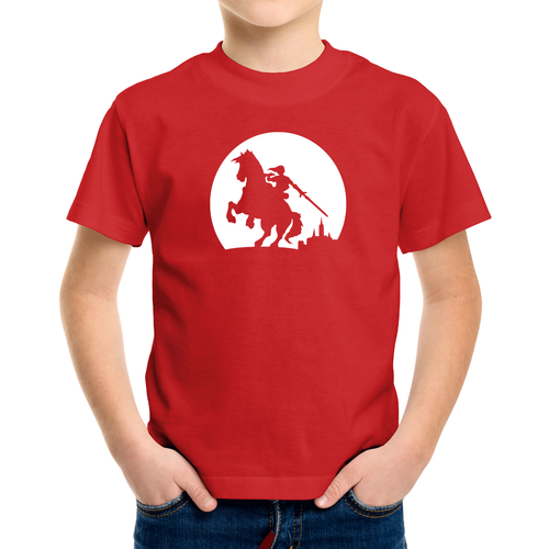 Toddler Kids Tee Youth T-Shirt Legend of Zelda Link Rider Under Moonlight 2T~XL - Picture 5 of 17