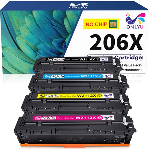 4 PK 206X W2110X Toner Cartridge For HP 