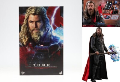 Hot Toys MMS557 Thor Avengers Endgame 1/6 Scale Figure New Rare