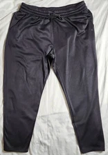 Xersion Quick Dry Men's Black Track Pant Size 2XLT Pant Drawstring Taper