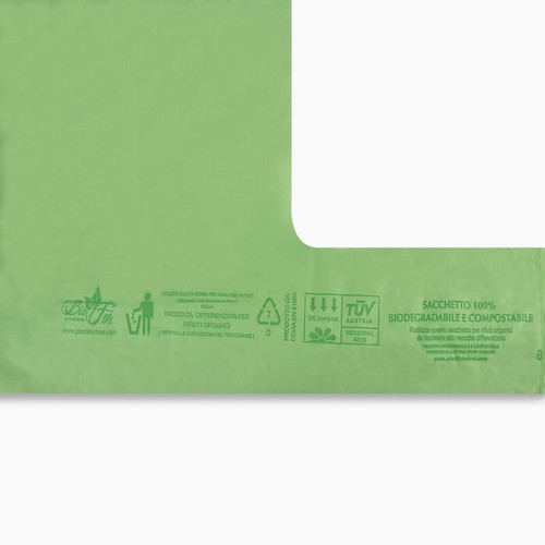 SHOPPER BIODEGRADABILI 30x55 SCATOLO DA 4KG CIRCA 200 BUSTE FORTI SPESA - Foto 4 di 5