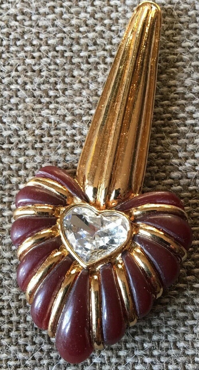 Broche Vintage Emblème Paris - Métal Argenté, Occasion Très Bon état