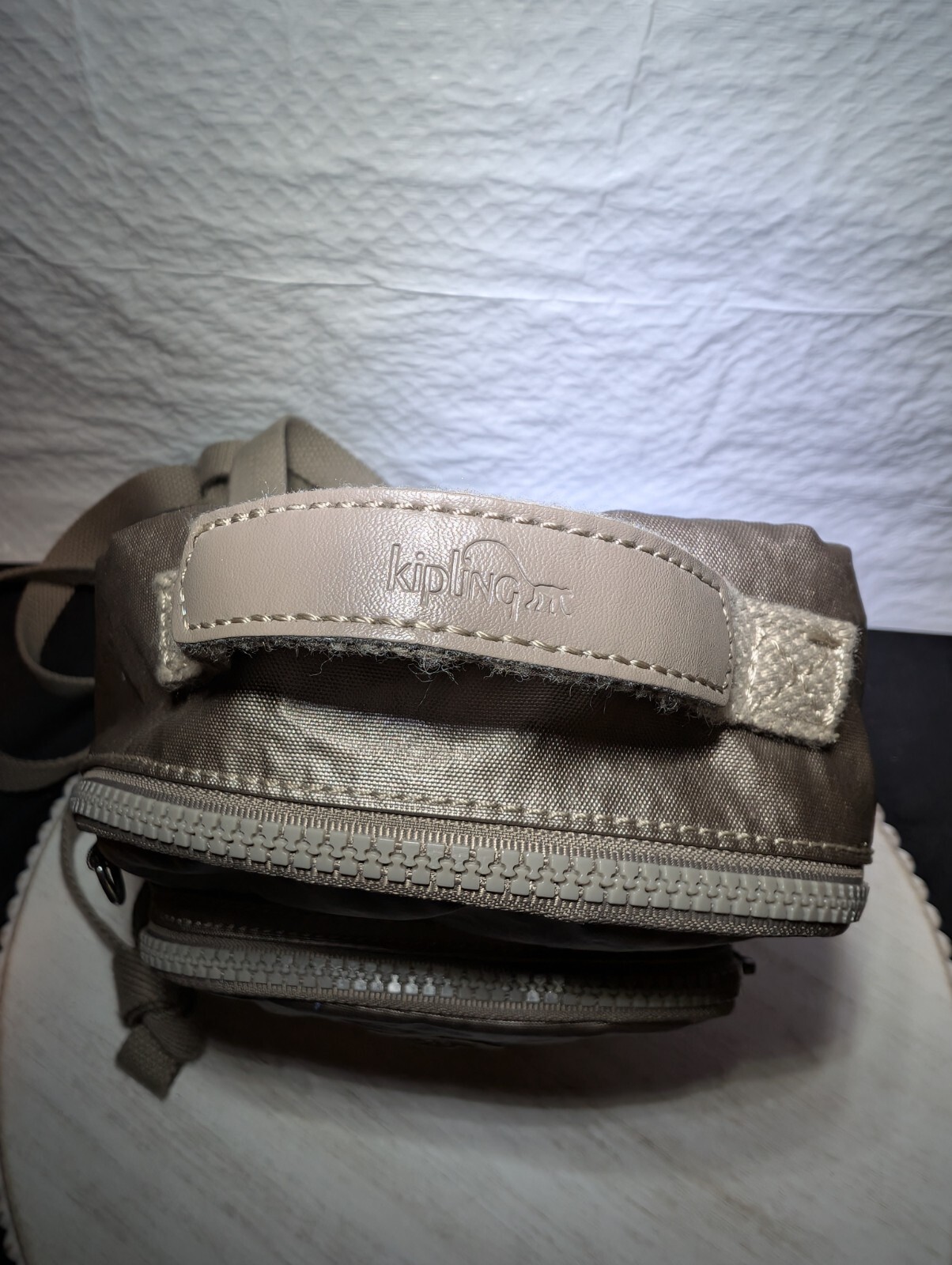 Kipling Mini Backpack Metallic Gold - image 6