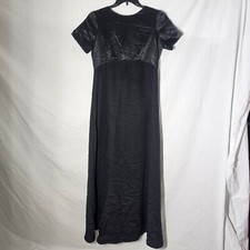 Vintage 90s satin bust babydoll gothic formal dress