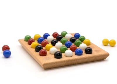 Paletto klein mit Murmeln aus der Spielewerkstatt im Westerwald Gerhards - Bild 1 von 2