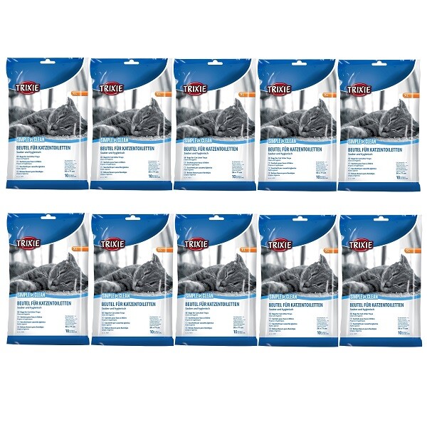 Trixie Simple'n'Clean Cat Litter Tray Bags Hygienic M L XL 10pc
