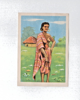 Indochina Frau Moi gut didaktisch Pub: Rozan 65 x 45 mm