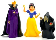 BLANCANIEVES Y REINA MALVADA Y VIEJA BRUJA Figura Juego DISNEY Película Villano PVC JUGUETE!