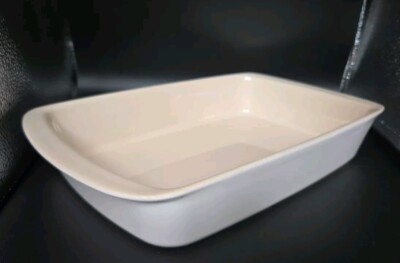 Larder & Vine Ceramic Rectangular Baking Dish with Lid Serving Tray Baking Dish