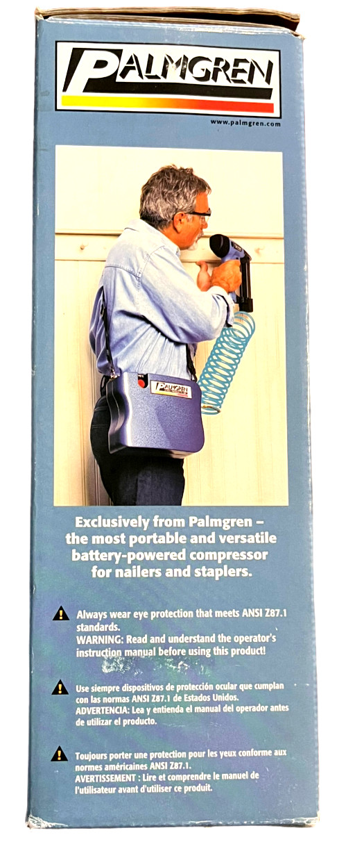 PALMGREN HipShot Battery-Powered Portable Compressor